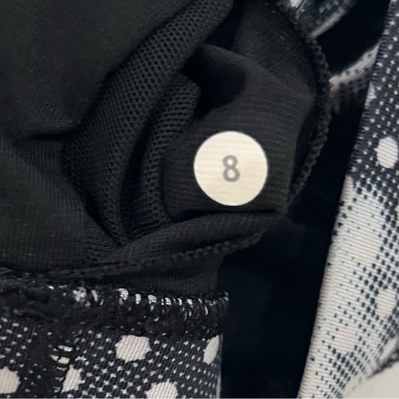 Lululemon Women's Energy Bra Dottie Dream Coal Black Athletic Workout top 8 - Picture 7 of 9